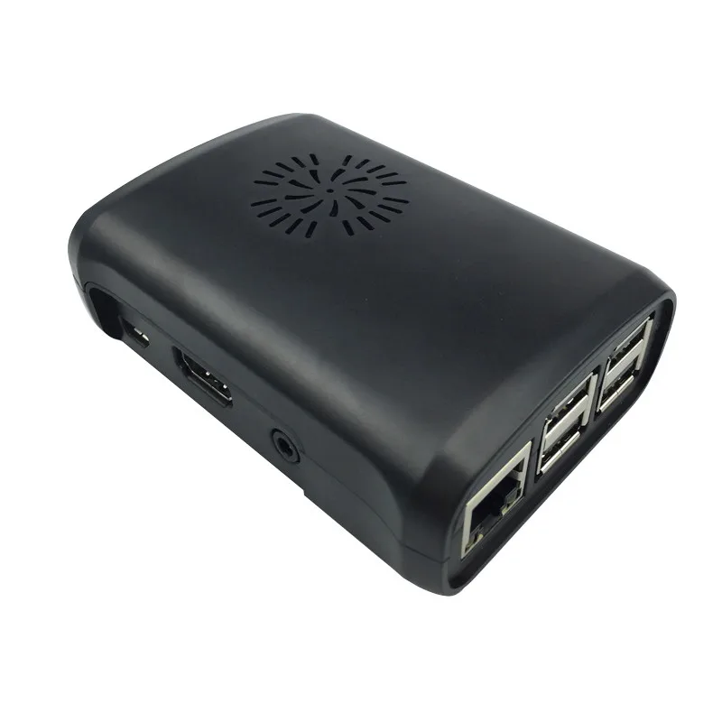 Black protective enclosure Box Shell ABS Case Cover Raspberry Pi3 B 2 Model BBC